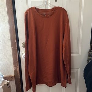 SONOMA MEN’S SLEEPWEAR SWEATSHIRT: BAKED NUTMEG: NWT: SZ 3X TALL